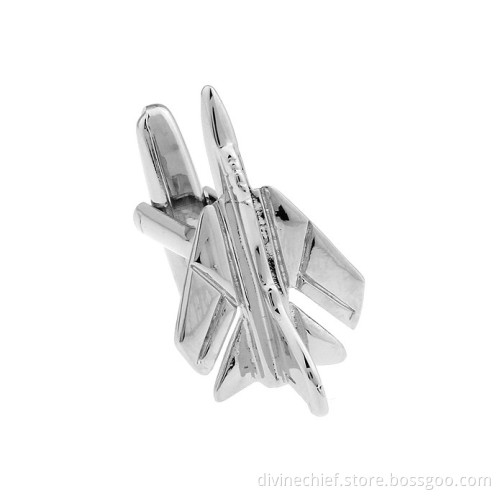 Custom Logo Airplane Model Cufflinks Luxury Man Shirt Cufflinks
